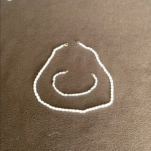 Necklace with matching bracelet!